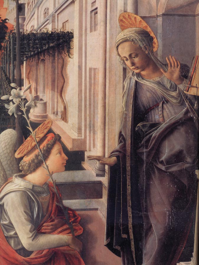 Details of The Annunciation